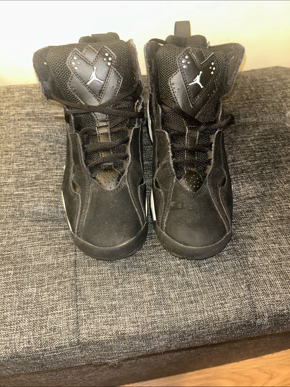 Jordan Black Suede High-Top Sneakers